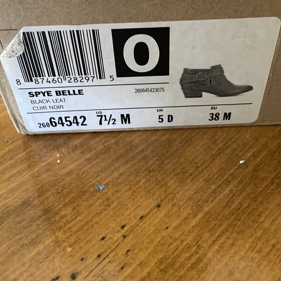 Clarks black leather •SPYE BELLE• boots - Picture 4 of 4